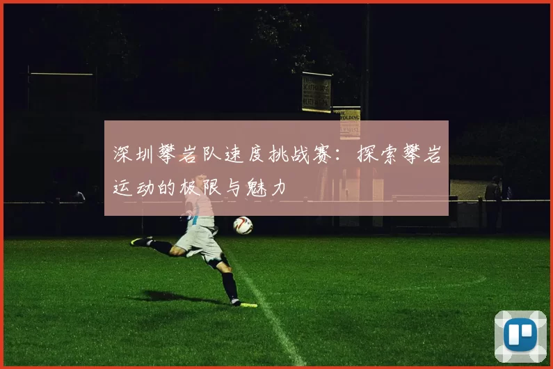深圳攀岩队速度挑战赛：探索攀岩运动的极限与魅力